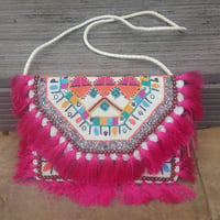 Various Bohemian Bags cross body with shoulder strap or use as a clutch bag
