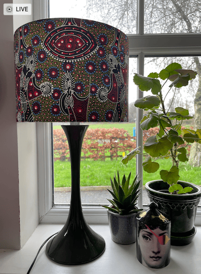 Image of Dancing Spirit Red Shade 30cm
