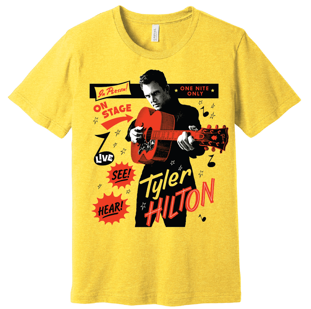 Image of "One Nite Only" Yellow Tee