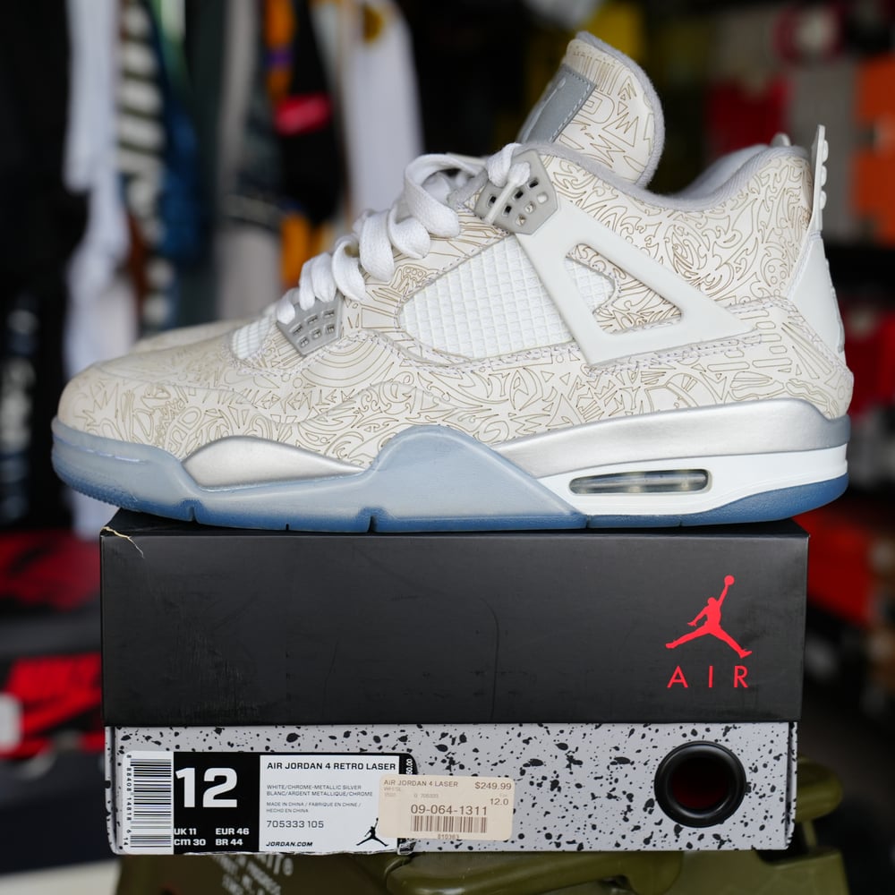 Image of Jordan 4 Retro 30th Anniversary Laser