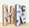 SAFARI/ANIMAL PRINT LETTERS 