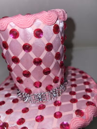 Image 3 of Pink Rhinestone top hat 🎩 