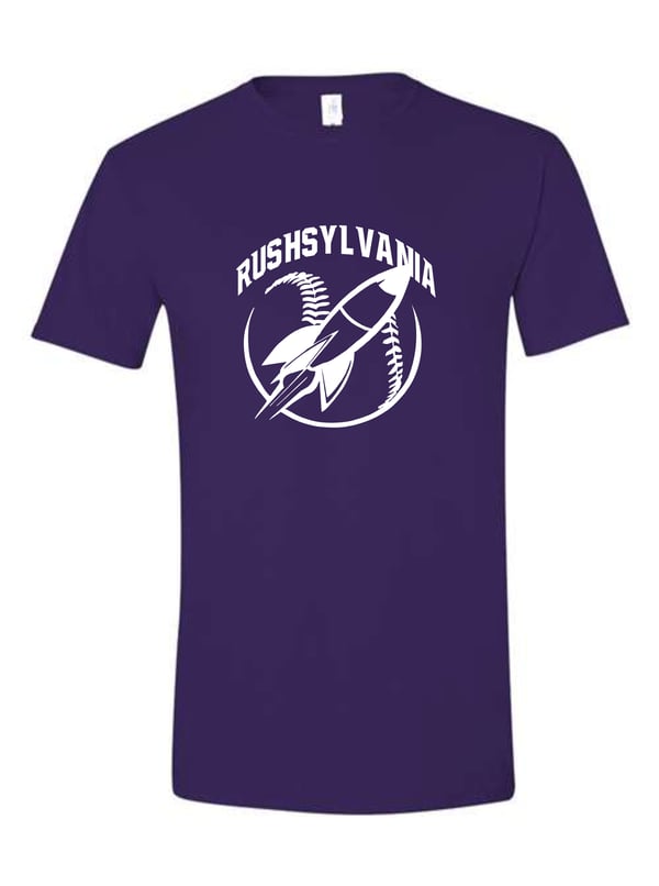 Image of Rushsylvainia Ball purple tee