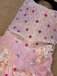 Image 2 of Pink dress with Rhinestones 💗