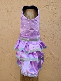 Image 2 of Purple Rhinestone glam dress 👗 