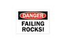 Failing Rocks! Sticker