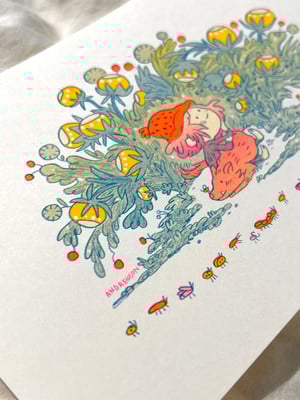 Spirit of Small Beasts Riso Print