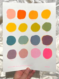 Image 1 of Riso Color Swatch Print, in three colors
