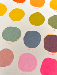 Image 3 of Riso Color Swatch Print, in three colors