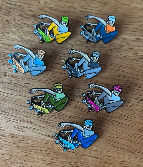 Image of WRENCH PILOT FRONTSIDE OLLIE PIN