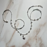 Image 4 of THE ‘SWAN SONG’ WAIST ADORNMENT (LABRADORITE)