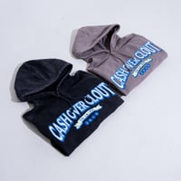 Image 5 of Vintage Washed Hoodie (Black)