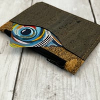 Image 1 of Cork Card and Coin Zipper Pouch