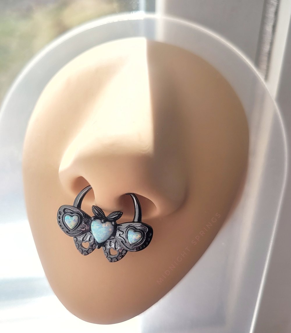 Image of Moth Septum Rings - Faux ONLY 