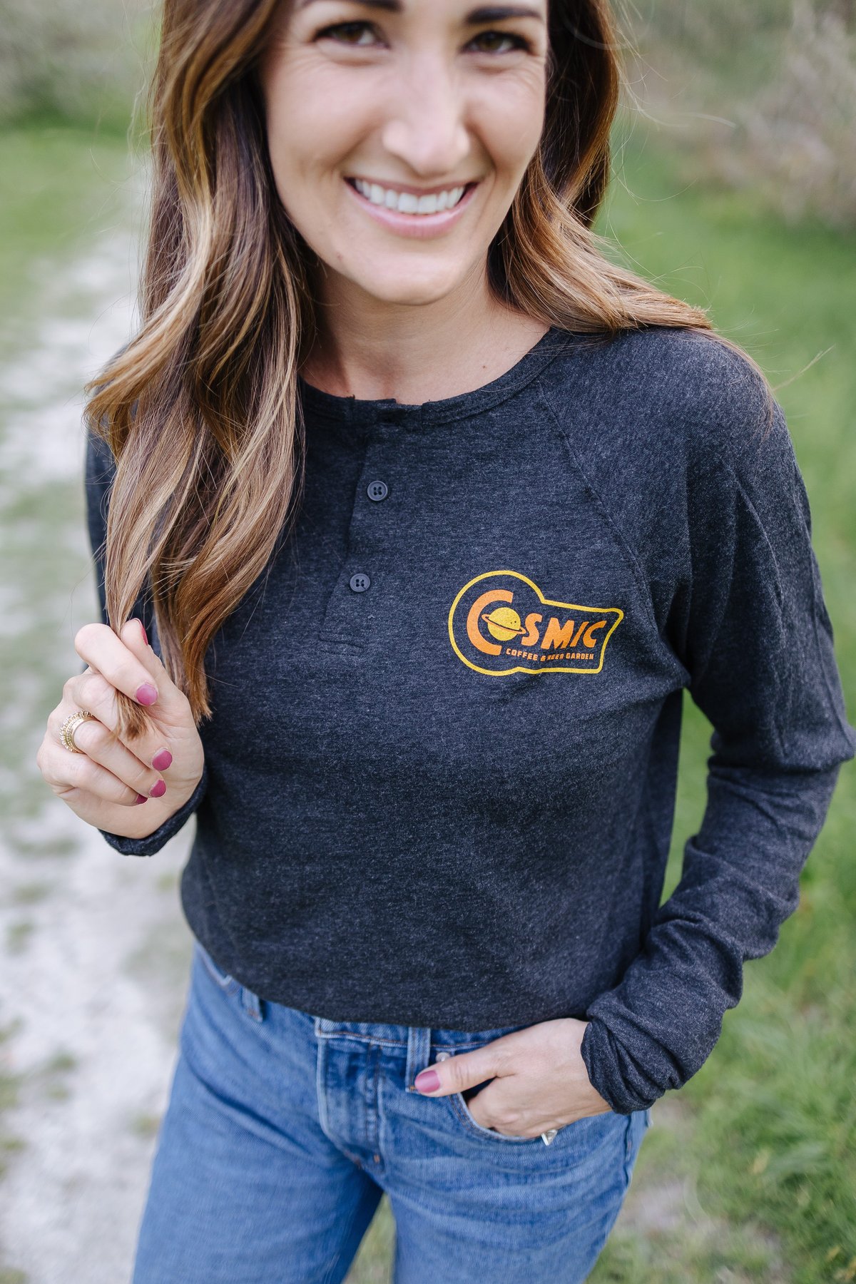 Cosmic Long-Sleeve Henley 