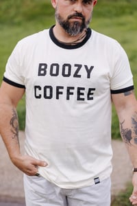 Image 1 of Boozy Coffee Ringer Tee 