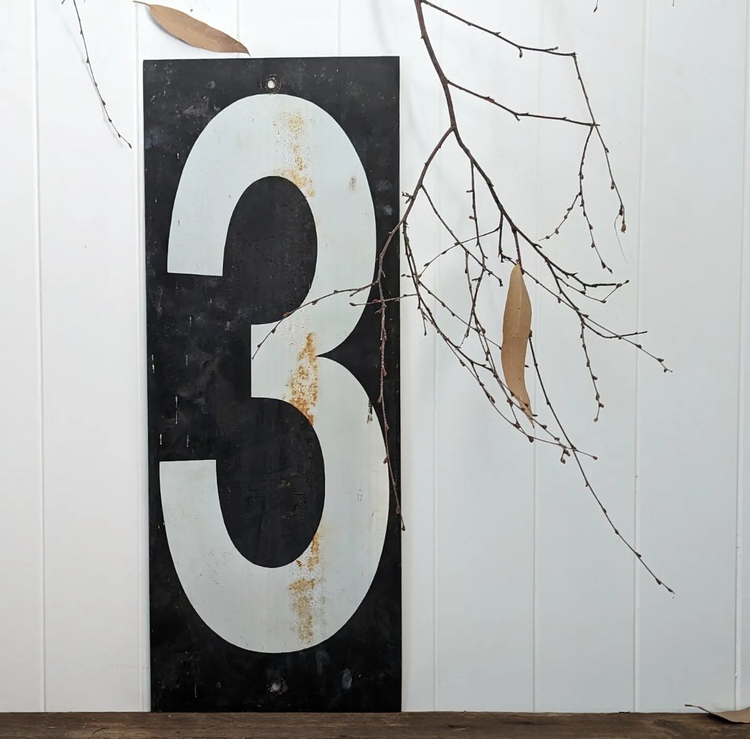 Image of Metal service station price signs