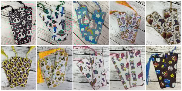Image of Printed Vinyl Bookmarks 