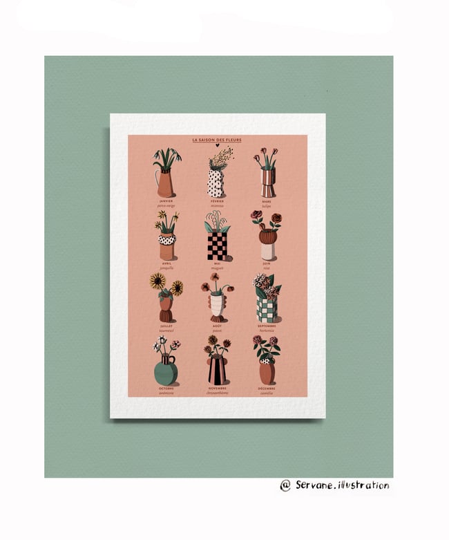 " La saison des fleurs " 