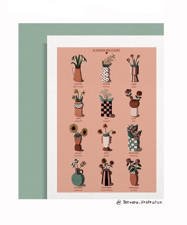 " La saison des fleurs " 