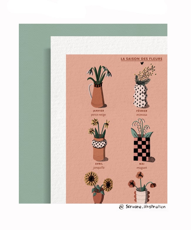 " La saison des fleurs " 