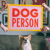 DOG PERSON CAMP FLAG