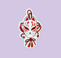 Image 1 of Kitsune mask - Sticker