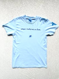 Image of cc cool as fuck tee in baby blue 