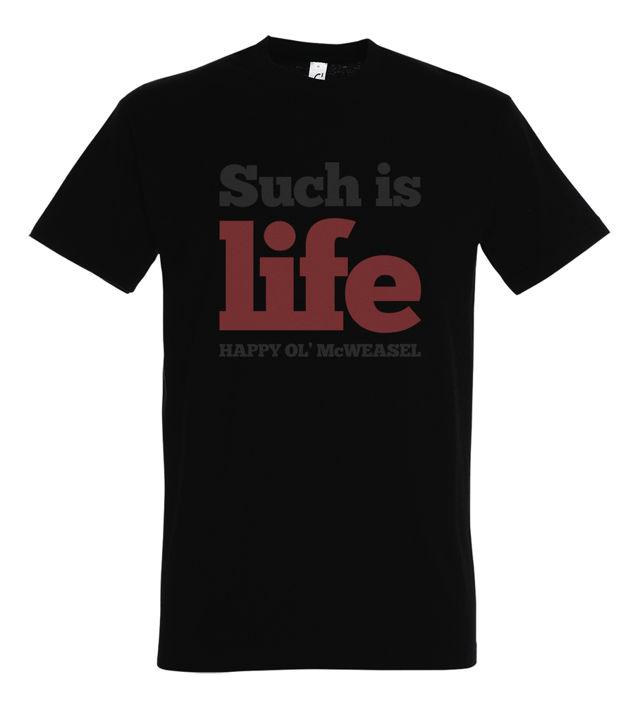 Image of SUCH IS LIFE, T-shirt, Black (NEW)
