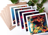 Image 2 of Lily Greenwood Greetings Cards - Koi Collection - 5 Blank Cards with Envelopes