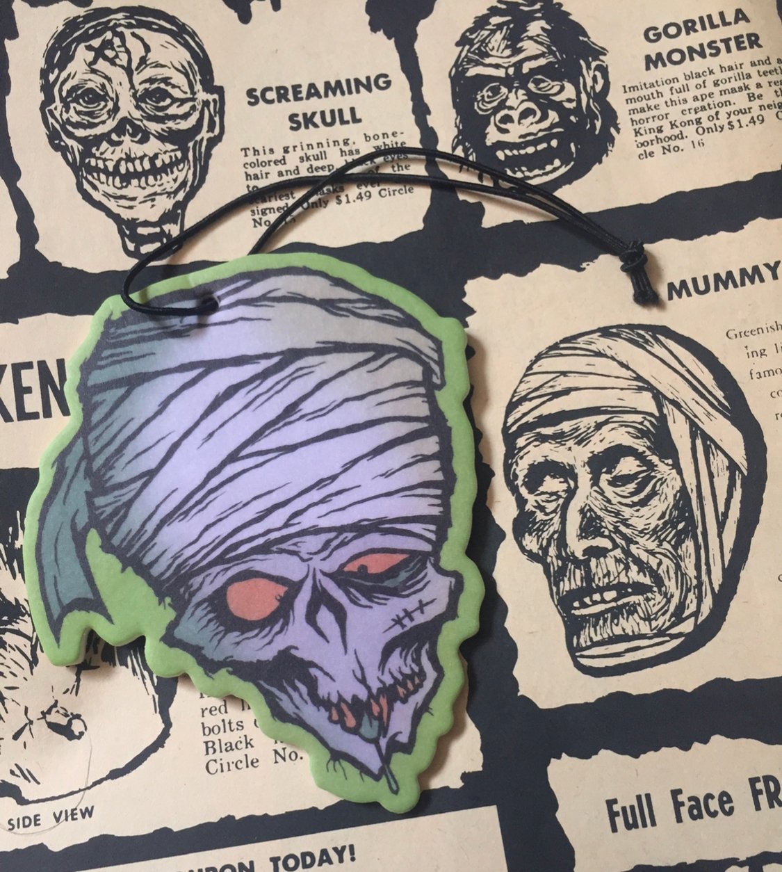 Mummy scare freshner Honey peach scent | TOXICTOONS