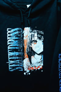 Image 4 of 'stare.way' hoodie.