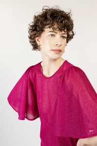 Image 1 of MAGLIA MINA LUREX FUCSIA €89 - 50%