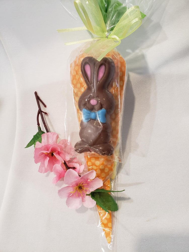 Image of Handmade Bunny with carrot