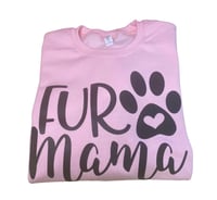 Image 5 of Fur Mama Crewneck/TShirt