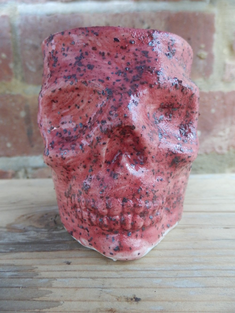 Crimson Skull Pot