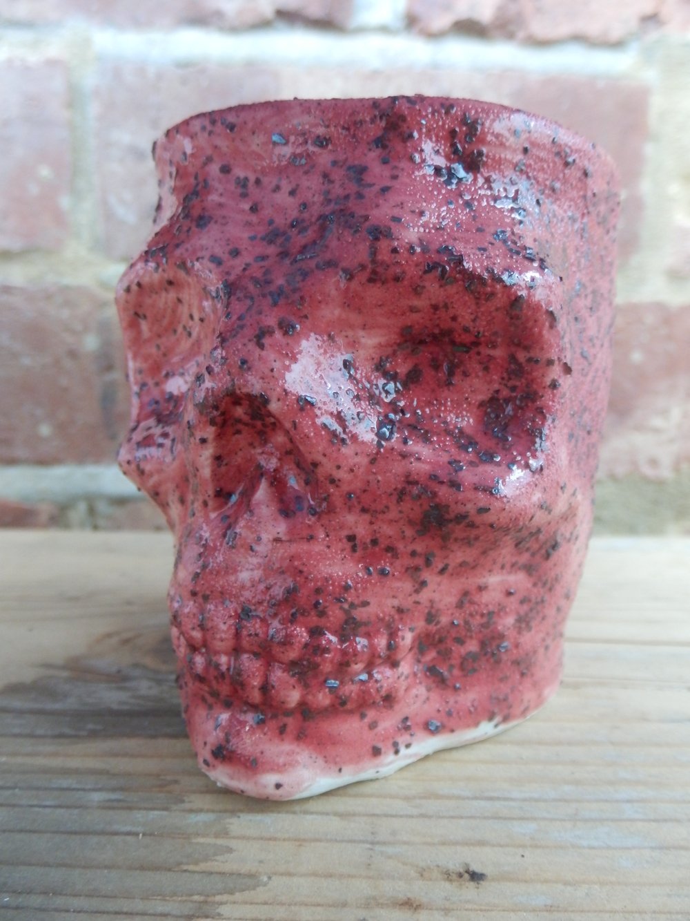 Crimson Skull Pot