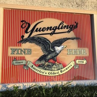 Gold Leaf Yuengling Sign