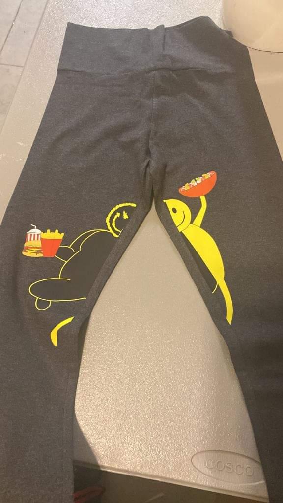 Image of Eat Clean/Cheat Sneaky E.C.C.S. Blk leggings Part 2