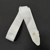Ernie Ball 2 inch Poly Pro strap, White leather
