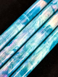 Image 1 of Teal MOP Bespoke Pen Blank