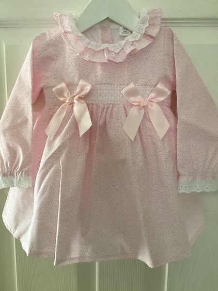 Image of Baby girls smocked dress 