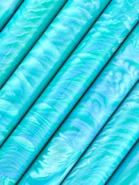 Image 3 of Going Coastal, custom bespoke pen blanks, high pressure cured with Alumilite Resin. Bespoke ready!