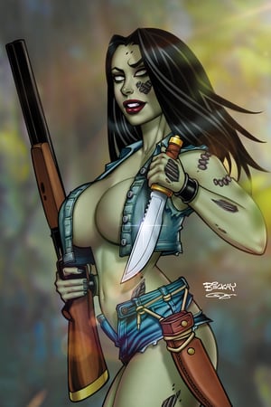 Zombie Tramp 57 MegaCon Exclusive Original Art
