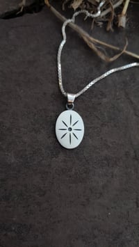 Image 1 of Oval Star Pendant 