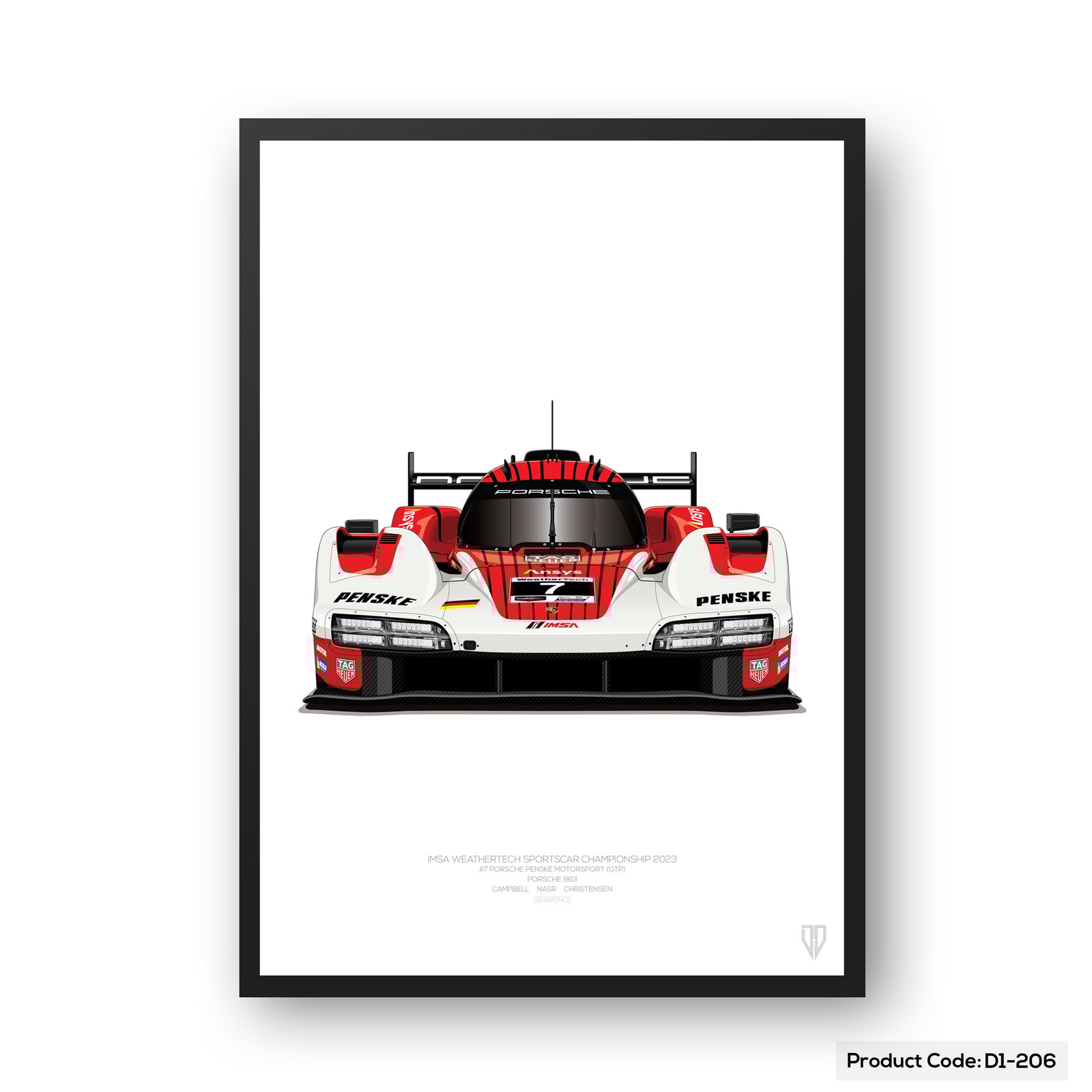 VIPページ 7 PORSCHE 963 (D1-206) | DrawOnce