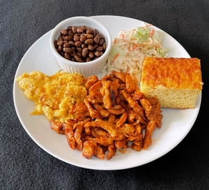 Image of BBQ Soy Curl Dinner Saturday May 4th 5pm - 5:30pm Pick Up