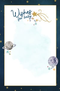 Image 2 of Space themed Baby Sprinkle Package