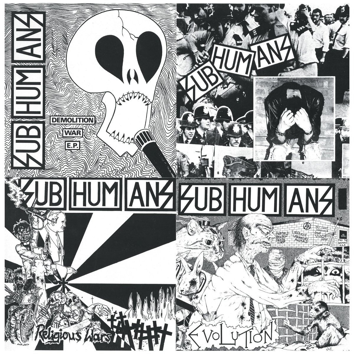 Image of SUBHUMANS - EP-LP LP