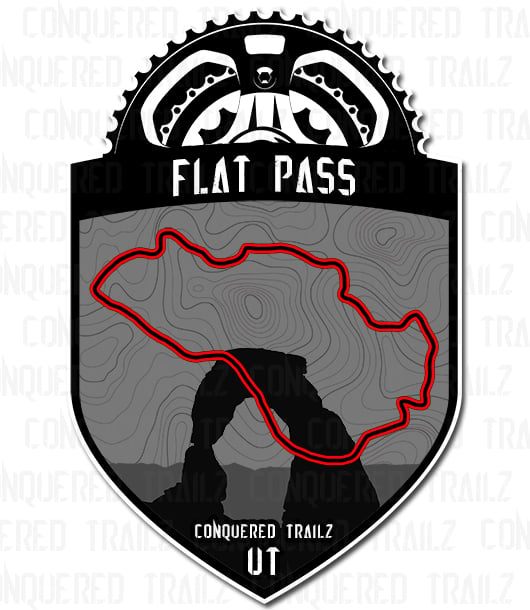 Image of Flat Pass - MTB Trail Badge